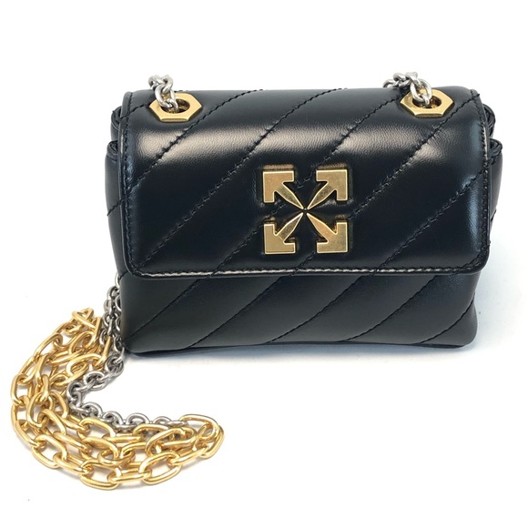 OFF WHITE Jackhammer 17 Quilted Leather Bag - Picture 3 of 15